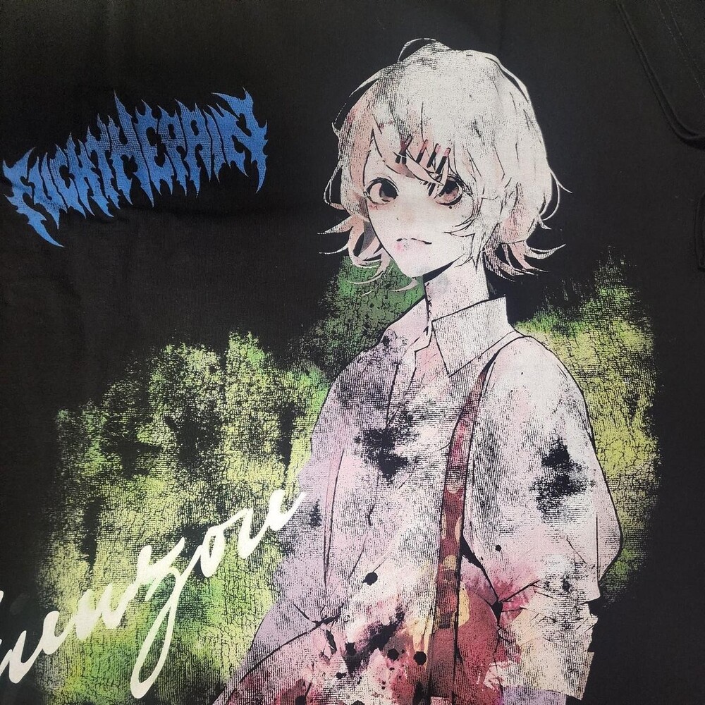 Dechire x Tokyo Ghoul Juuzou The Reaper Limited Edition Black OversizedTee, Size